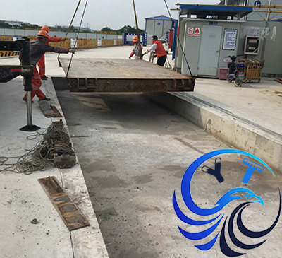 工地用地磅搬遷成功！